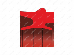 Уплотнение штока 40x50x52.5x11.2/14/9.4 аналог RCA BECA 384 France Joint, Código de product 70-08-982002, Poliuretano, PU54/M87/синий, Imagen №1